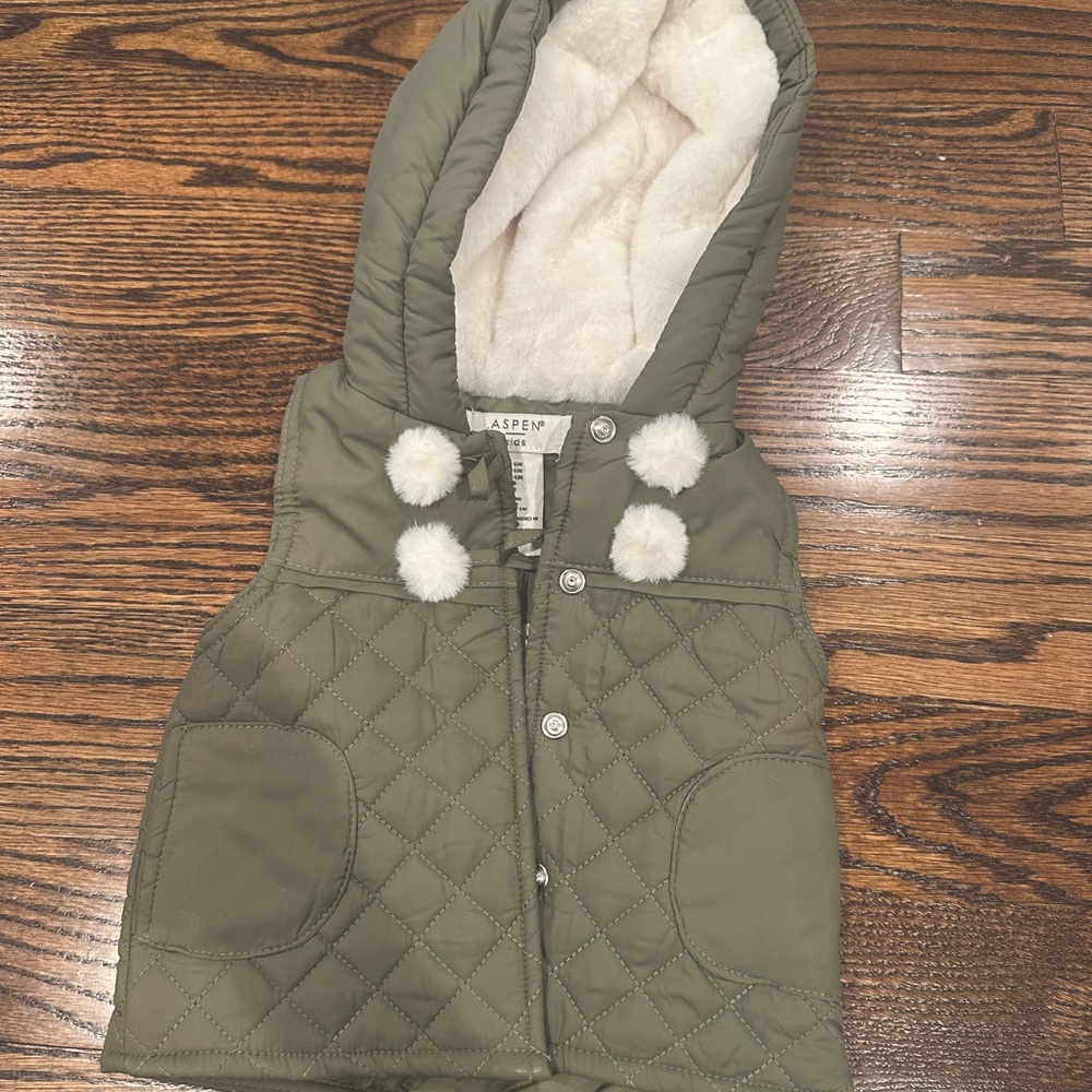Brand new with tags olive green vest!